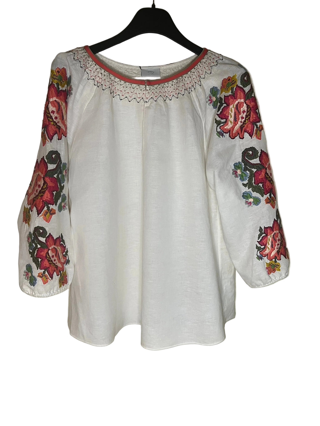 Bluse Bogner bestickt