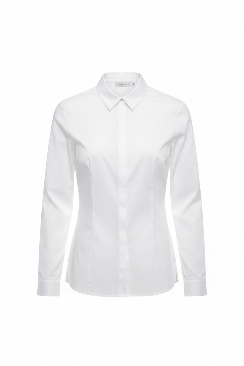 Bluse Sylvia Heise ohne Halsansatz