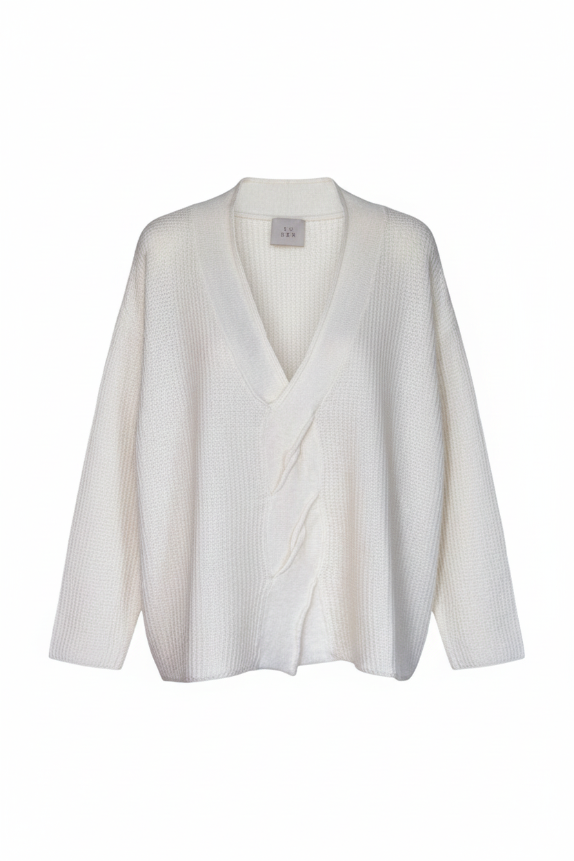 Pullover Luren  eleganter Strick V-Ausschnitt