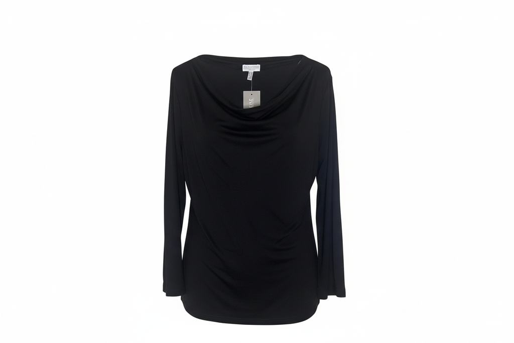 Top mit Wasserfall-Ausschnitt